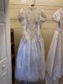 Wedding Gown with Veil and Crinoline