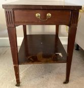 Pair of Mersman Side Table on Casters
