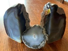 Geode Book Ends