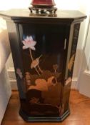 Chinese Black Lacquer Cabinet