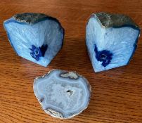 Geode Book Ends