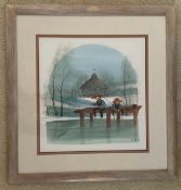 Signed P. Buckley Moss 160 of 1000 