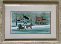 Signed P. Buckley Moss 446 of 1000 