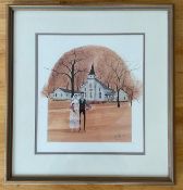 Signed P. Buckley Moss 73 of 1000 