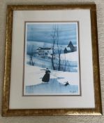 Signed P. Buckley Moss 433 of 1000 