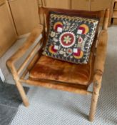 Leather Safari Chair