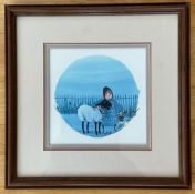 Signed P. Buckley Moss 328 of 1000 