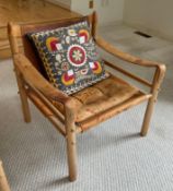 Leather Safari Chair