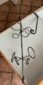 Wrought Iron 4 Bottle Hanging Wine Rack