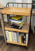 3 Shelf Rolling Cart