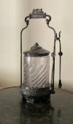 Silver Plated Sugar Cube Server