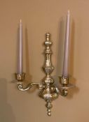 Pair of 2 Candle Wall Sconces