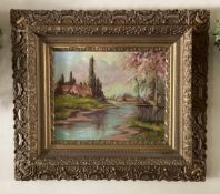 Original Oil Painting with no Visible Artist's Signature