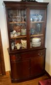 Mahogany Glass Front China Cabinet