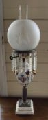 Hand Painted Porcelain Lamp