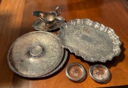 Lot of Silver Plated Serving Items