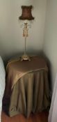 Pair of End Tables and Lamps