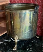 Brass Urn with Feet