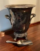 Large Silver Plated Champagne Bucket