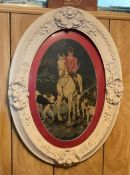 Oval Framed Tapestry