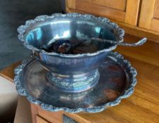 Silver Plated Punch Set