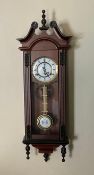 Antique Mahogany 31 Day Wall Clock