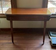 Antique Federal Style Mahogany Extension Console