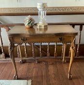 Chippendale Style Fold Top Table