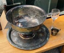 Silver Plated Punch Set