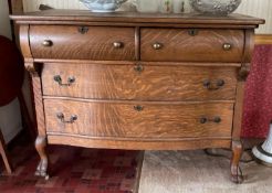 Oak 3 Drawer Chest