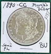 1890 CC Morgan Dollar