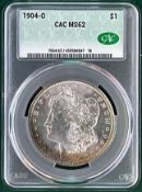 1904 O Morgan Dollar MS 62