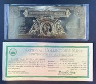 2000 $2 Gold Certificate and 2000 $2 Silver Certificate