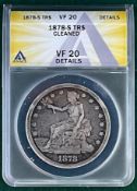 1878 S US Trade Dollar VF 20