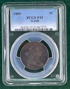 1805 Large Cent PCGS F15