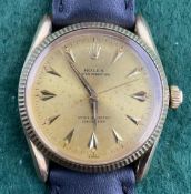 Rolex Oyster Perpetual 1941 14K Gold Case