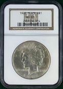 1921 Peace Dollar MS 63