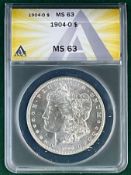 1904-O Morgan Dollar MS 63