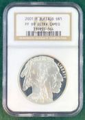 2001 P Buffalo $1 PF 69 Ultra Cameo