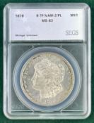 1878 Morgan Dollar MS 63