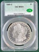 1880 S Morgan Dollar MS 64