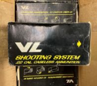 VL Shooting System .22 Cal. Caseless Ammunition