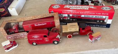 Budweiser Model Trucks