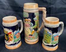 Vintage Beer Steins