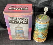 2 Budweiser Great Smokey Mountains Beer Steins