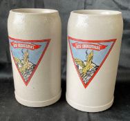 2 Vintage Beer Mugs