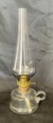 Vintage Glass Gas Lamp