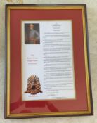 Framed Document from 