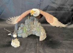 2 Eagle Statues