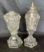 2 Antique Whale Oil Lamps
